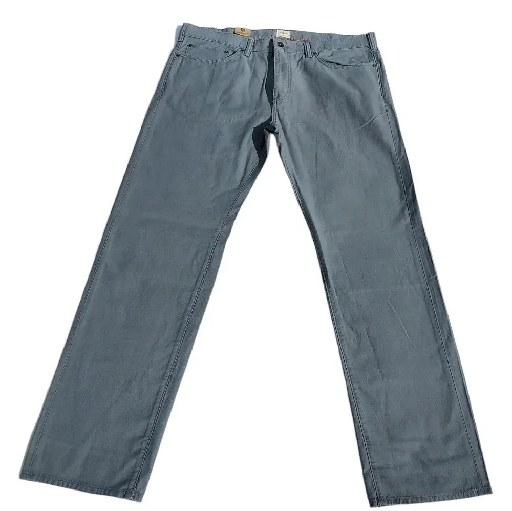 NWT Dockers Pacific 5 Pocket Straight Fit Grey Pants Men W38 L34